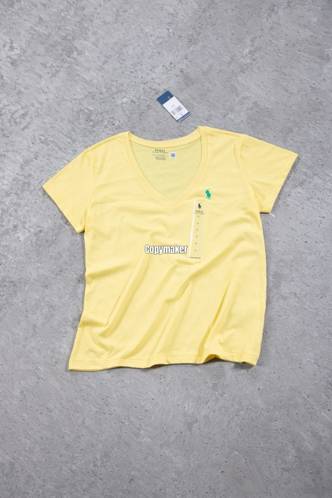 【618新品】Ra1ph Lauren Polo 小馬刺繡 簡約素色 V領短袖T恤 女款 六色