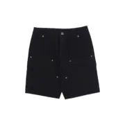 【618新品】Chrome Hearts Chino 克羅心 鍍銀五金後口袋拼皮十字架 牛仔短褲休閒褲