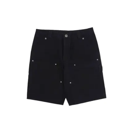 【618新品】Chrome Hearts Chino 克羅心 鍍銀五金後口袋拼皮十字架 牛仔短褲休閒褲