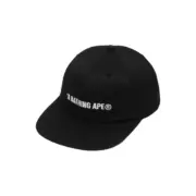 【預售】A bathing ape BAPE 26SS 猿人 鴨舌帽棒球帽老帽帽子 黑色