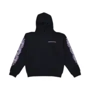 【預售】【雙11福利】Chrome Hearts 23FW 粉色十字花梵文字母 連帽衛衣帽衫帽T 克羅心