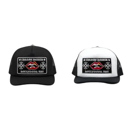 【618新品】Chrome Hearts 26SS 梵文字母紅唇刺繡 CH 克羅心 卡車帽鴨舌帽棒球帽 二色