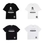 NEIGHBORHOOD x Yohji 23SS 聯名 山本耀司 NBHD 簽名標語骷髏 短袖T恤