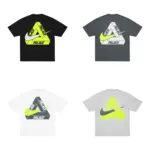 【預售】PALACE x NK 26SS 聯名 鉤子三角形重疊印花 後背大印花 短袖T恤 四色
