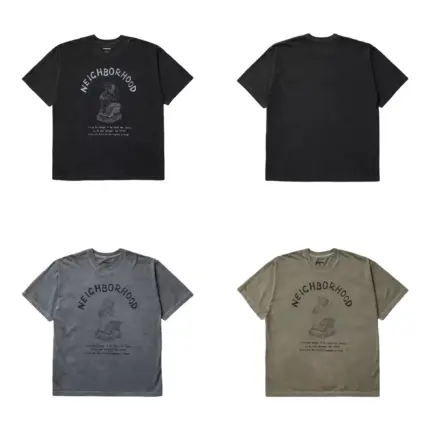 【預售】NEIGHBORHOOD 26SS 猿人骷髏字母印花 短袖T恤 NBHD 三色