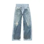 【預售】Acne Studios 26SS 破壞假兩件3D印花 牛仔褲工裝褲 1981M