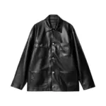 【預售】【特價】Carhartt WIP SS25 Michigan Jacket 人造皮皮革多口袋衝鋒衣夾克外套皮衣