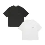 【預售】Acne Studios 26SS 口袋字母水洗做舊 圓領純棉短袖T恤 三色
