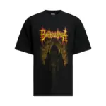 【預售】巴黎 BLC 26SS SACRE-COEUR T-shirt 殿堂城堡 開裂印花 短袖T恤 黑色