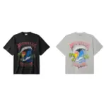 【618新品】巴黎 BLC 26SS Holiday系列 VINTAGE SURFER  短袖T恤 黑色/灰色