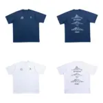 【預售】On x BEAMS x Rei Co-op 三方聯名 胸前小logo 後背山峰印花 短袖T恤 藏青/白色