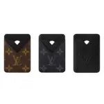 【618新品】1V Monogram 壓紋經典老花logo字母 磁吸 拼接牛皮 卡套卡夾卡包 三色