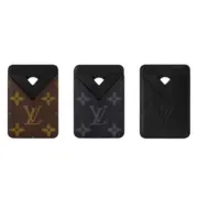 【618新品】1V Monogram 壓紋經典老花logo字母 磁吸 拼接牛皮 卡套卡夾卡包 三色