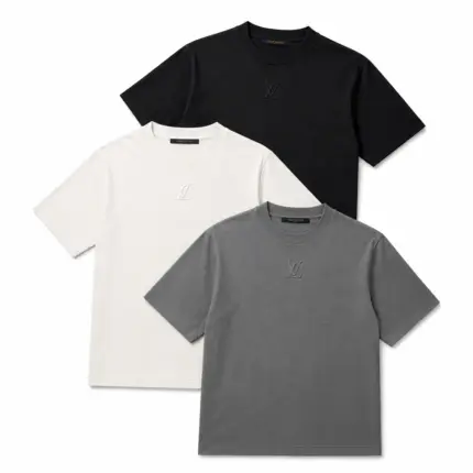 【618新品】【過驗】1V 26SS Embossed T-Shirt 壓紋浮雕經典logo 重磅簡約素色 短袖 T恤 三色