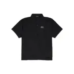 【618新品】【過驗】巴黎 BLC 26SS Loop Sport 單環循環刺繡logo Polo衫短袖T恤 黑色