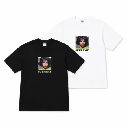 【預售】Sup SS26 WEEK7 Aretha Tee 人物圖像印花 短袖T恤 黑/白