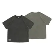 【預售】WTAPS FW25 SIGN-OD LS 重磅水洗後背刺繡字母 簡約素色短袖T恤 二色