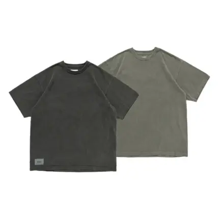 【預售】WTAPS FW25 SIGN-OD LS 重磅水洗後背刺繡字母 簡約素色短袖T恤 二色