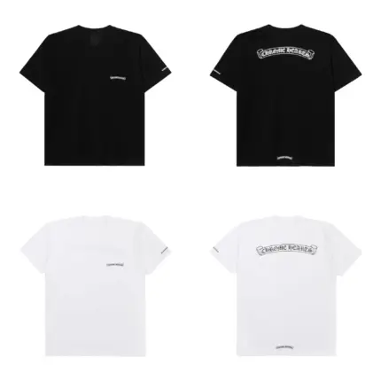 【618新品】【過驗】Chrome Hearts 26SS 捲軸梵文 口袋 短袖T恤 CH克羅心 黑色/白色