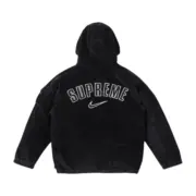 【預售】【雙11新品】Sup x NK SS25 聯名 燈芯絨 後背大刺繡 連帽棉服外套夾克 黑色