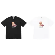 【預售】Sup FW25 WEEK17 Dust Tee 小狗紅貴賓愛心圖像短袖T恤 黑/白