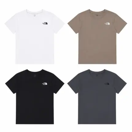 【618新品】【特價】TNF 24SS 北臉 胸口小標logo 簡約素色 短袖T恤 四色