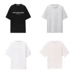 【預售】Alexander Wang 26SS 經典logo發泡印花字母 短袖T恤 四色