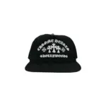 【預售】【過驗】Chrome Hearts 三十字架梵文刺繡 鍍銀 CH 克羅心 鴨舌帽棒球帽老帽 黑色