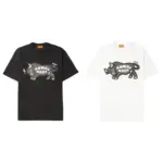 【預售】Human Made 26SS 日本神戶開業限定 公牛動物j印花 竹節棉 短袖T恤 黑/白
