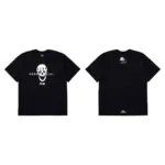 【預售】【過驗】NEIGHBORHOOD x CLOT 25FW 聯名骷髏字母印花 短袖T恤 NBHD 黑色