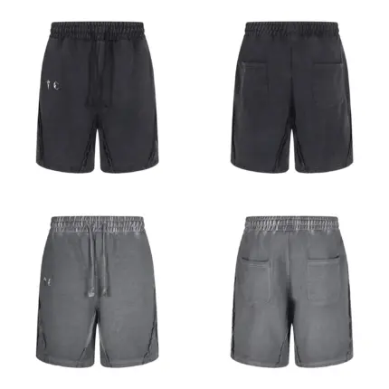 【預售】THUG CLUB 26SS Wrong Side Shorts 水洗重磅短褲棉褲運動褲休閒褲 水洗黑/灰