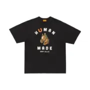 【預售】Human Made 26SS 馬年限定 生肖主題系列 馬頭印花 竹節棉 短袖T恤 黑/白：圖片 2