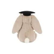 【618新品】【過驗】Jellycat 害羞系列 畢業兔 邦尼兔陪伴玩偶安撫玩偶娃娃 31cm：圖片 2
