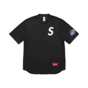 【預售】Sup SS25 WEEK1 S logo Baseball Henley 亨利領網眼刺繡logo球衣棒球服短袖T恤 四色：圖片 2