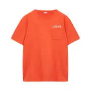 【預售】LOWE 26SS 春夏系列 口袋刺繡字母 簡約素色 短袖T恤 三色：圖片 3