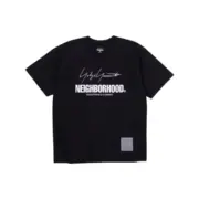NEIGHBORHOOD x Yohji 23SS 聯名 山本耀司 NBHD 簽名標語骷髏 短袖T恤：圖片 4