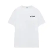 【預售】LOWE 26SS 春夏系列 口袋刺繡字母 簡約素色 短袖T恤 三色：圖片 4