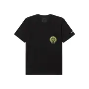 【預售】Chrome Hearts 26SS 螢光印花 胸前口袋後背大馬蹄 短袖T恤 CH克羅心 黑色/白色：圖片 4