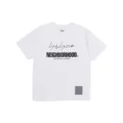 NEIGHBORHOOD x Yohji 23SS 聯名 山本耀司 NBHD 簽名標語骷髏 短袖T恤：圖片 5