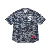 【預售】Sup SS25 WEEK1 S logo Baseball Henley 亨利領網眼刺繡logo球衣棒球服短袖T恤 四色：圖片 5