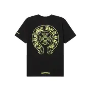 【預售】Chrome Hearts 26SS 螢光印花 胸前口袋後背大馬蹄 短袖T恤 CH克羅心 黑色/白色：圖片 5