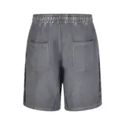 【預售】THUG CLUB 26SS Wrong Side Shorts 水洗重磅短褲棉褲運動褲休閒褲 水洗黑/灰：圖片 5
