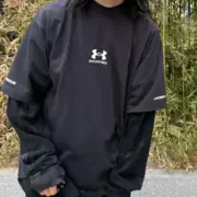 【預售】巴黎 BLC x UA 聯名 25SS 秀款 印花logo 簡約素色短袖T恤 安德瑪：圖片 4