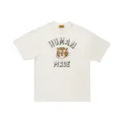 【預售】Human Made 25ss  胸前老虎字母印花 竹節棉 圓筒短袖T恤 黑/白：圖片 4