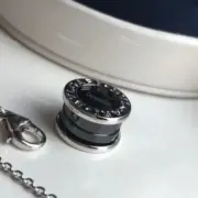 BVLGAI 寶格li 19FW Save The Children 慈善系列 黑陶磁925純銀 項鍊 吊墜：圖片 2