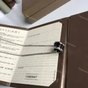 BVLGAI 寶格li 19FW Save The Children 慈善系列 黑陶磁925純銀 項鍊 吊墜：圖片 4