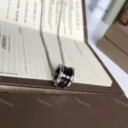 BVLGAI 寶格li 19FW Save The Children 慈善系列 黑陶磁925純銀 項鍊 吊墜：圖片 5