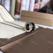 BVLGAI 寶格li 19FW Save The Children 慈善系列 黑陶磁925純銀 項鍊 吊墜：圖片 6