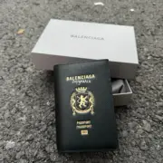 【現貨】巴黎 BLC 24SS Passport 無機票版本 護照套護照夾 牛皮 卡套皮夾證件套錢包：圖片 7