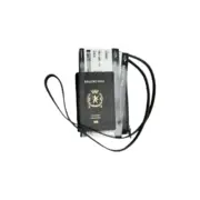 【現貨】巴黎 BLC 24SS Passport 可拆斜背 秀款 登機牌護照夾 牛皮 卡套皮夾錢包護照套：圖片 2